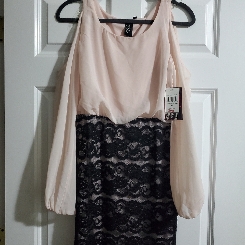 Cold shoulder dress
